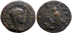 Ancient Coins - Philip I AE29 Tetrassarion. Commagene, Samosata. Tyche w. pegasus