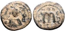 Ancient Coins - Umayyad Caliphate AE21 Fals.  Hims (Emesa) mint.