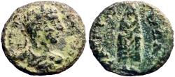 Ancient Coins - Elagabalus AE15 Saitta, Lydia. Telesphorus