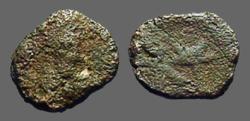 Ancient Coins - Anastasius I AE8 Nummus.  Monogram