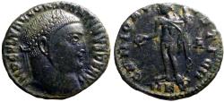 Ancient Coins - Constantine I AE20 reduced follis. Genius