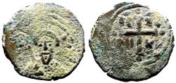 Ancient Coins - Principality of Antioch. Tancred. Regent AE23 Follis. Cross