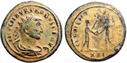 Ancient Coins - Probus AE22 Antoninianus. Probus & Jupiter. Antioch