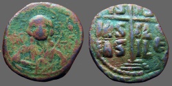 Ancient Coins - Romanus III AE25 Follis Anonymous class B   