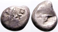 Ancient Coins - Lydia, Achaemenid Kings of Persia. AR14  Siglos