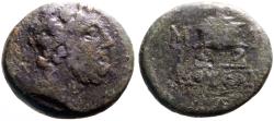 Ancient Coins - Cilicia, Mopsos AE20 Zeus / lit Altar