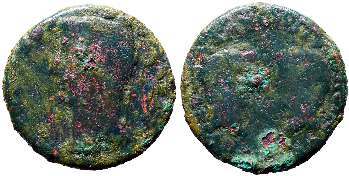 Tiberius AE27 Hispania. Carthago Nova. Nero & Drusus Caesars | Roman ...