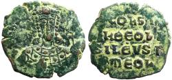 Ancient Coins - Constantine VII AE26 Follis. Constantinople