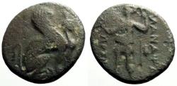 Ancient Coins - Pamphylia, Perge  AE16 Sphinx / Artemis