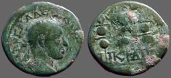 Ancient Coins - Severus Alexander AE18 Nicaea.  Military Standards