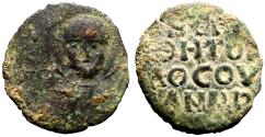 Ancient Coins - Crusader States, Principality of Antioch. Tancred. Regent AE21 Follis