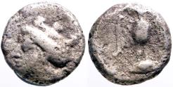 Ancient Coins - Pontos, Amisos AR14 Drachm. Hera / Owl