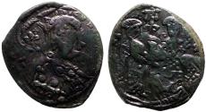 Ancient Coins - Constantine X and Eudocia AE27 Follis