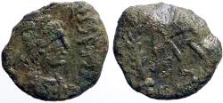 Ancient Coins - Marcian AE10 nummus. Constantinople