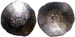 Ancient Coins - Isaac II Angelus AE27 Aspron Trachy. Constantinople