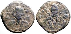Ancient Coins - Michael VII Ducas AE26 Follis Constantinople mint.