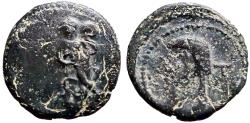 Ancient Coins - Pisidia. Etenna AE13 Nymph / Knife