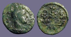 Ancient Coins - Gordian AE17  Nicaea.  Military Standards