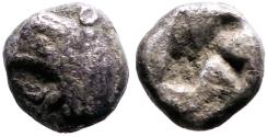 Ancient Coins - Ionia, Phokaia AR9 Obol. Griffin