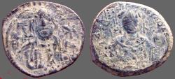 Ancient Coins - Constantine X AE26 Follis. Christ.  Constantinople