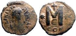 Ancient Coins - Anastasius I AE32 Follis. Constantinople