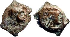 Ancient Coins - Ptolemy IX-Ptolemy X. 116-88 BC. AE10 Kyrene.