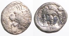 Ancient Coins - Satraps of Caria, Hekatomnos AR7 Tetartemorion. Mylasa