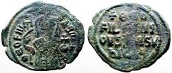 Ancient Coins - Theophilus AE23 Follis. Constantinople mint.