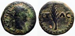 Ancient Coins - Trajan AE17 Palm branch ƐΤ / ΛƐ.  uncertain city