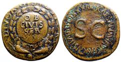Ancient Coins - Octavian as Augustus AE35 Sestertius