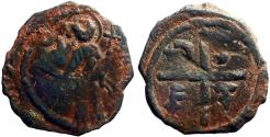 Ancient Coins - Crusaders, Antioch. Tancred AE20 Follis