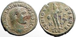 Ancient Coins - Maximinus II Caesar AE24 Follis. Genius. Alexandria, Egypt