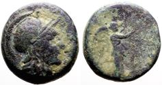 Ancient Coins - Pergamon, Mysia AE19 Athena / Nike.