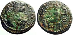 Ancient Coins - Seleucis and Pieria. Antioch. Pseudo-autonomous AE17 Zeus / Boule voting