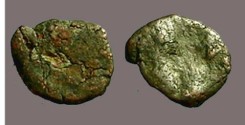 Ancient Coins - Leo I AE4 (10mm) nummus / lion reverse.  Constantinople.  