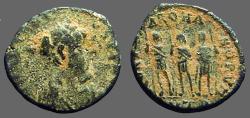 Ancient Coins - Honorius AE3/4 Theodosius II, Aracadius, Honorius stg.   Antioch, Turkey