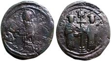 Ancient Coins - Constantine X and Eudocia AE30 Follis