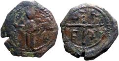 Ancient Coins - Crusaders, Antioch. Tancred AE22 Follis. St. Peter