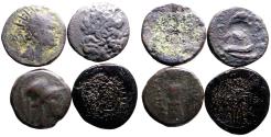Ancient Coins - 4 Greek AE coins