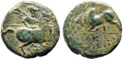 Ancient Coins - Ionia, Magnesia Ad Maeandrum AE16 Horseman w. spear / Bull butting left