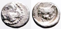 Ancient Coins - Kelenderis, Cilicia. AR7 Hemiobol. Pegasos / Goat