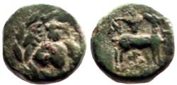 Ancient Coins - Ionia, Ephesos AE12 Bee / Stag