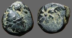 Ancient Coins - Pontos AE11  Head of horse right, w. star / Comet w. 8 point tail  