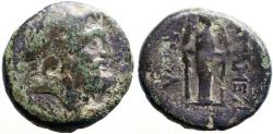 Ancient Coins - Phrygia, Apameia AE22 Zeus / Cult statue of Artemis Anaïtis