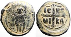 Ancient Coins - Anonymous Class C AE32 Follis. Attributed to Michael IV