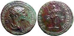 Ancient Coins - Trajan AE28 Dupondius. Felicitas. Rome