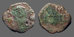 Ancient Coins - Manuel I AE 1/2 Tetarteron.  Monogram #58