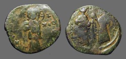 Ancient Coins - Constantine X and Eudocia Ae 27mm follis 