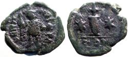 Ancient Coins - Justin I AE20 Decanummium. Constantinople