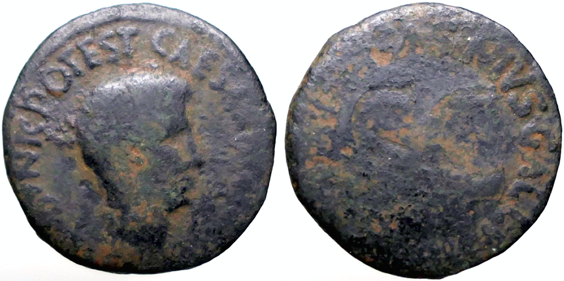 Augustus AE27 as. SC. Rome | Roman Imperial Coins